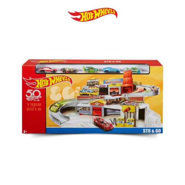 hot wheels train set 2018