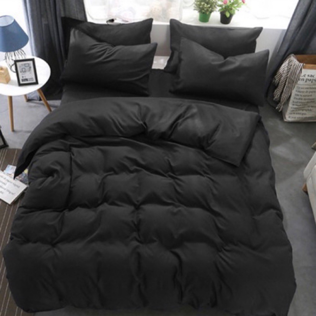 [ Super Single Size Set ] 1000TC Fitted Bedsheet Single Super Single Queen King Quilt Cover