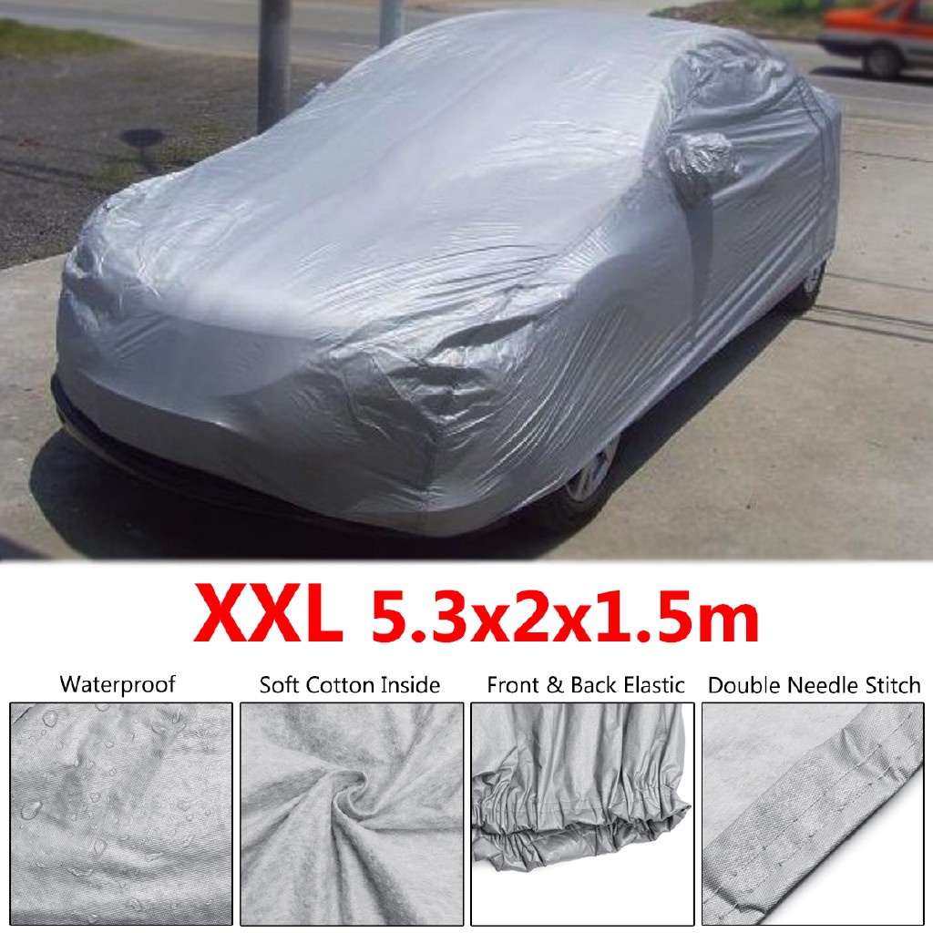 NEW Full Car Cover UV Protection Waterproof Breathable Large SizeXXL Universal