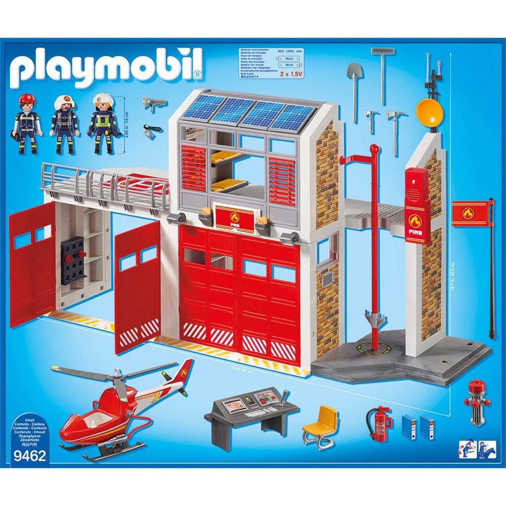 playmobil fire station