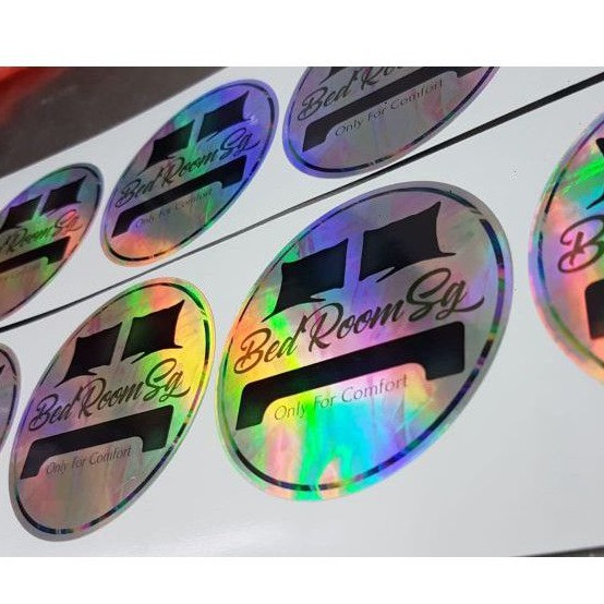 Hologram Vinyl Sticker Printing Shopee Singapore