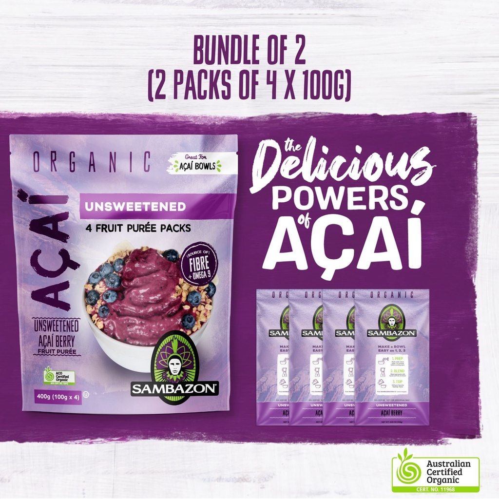 Acai Blend Packets Acai Berry Frozen SAMBAZON ubicaciondepersonas