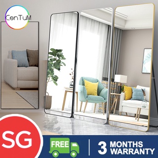 Image of [SG] Full Length Standing Wall Mount Mirror Minimalist Mirror (3 Days Delivery)