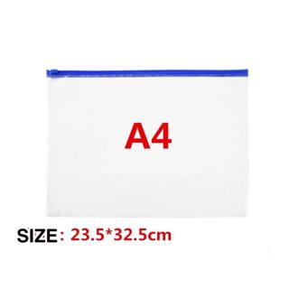 Ready Stock Clear Plastic Water Proof A4 A3 B5 A6 Pvc File Paper Ziplock Bags Folders Shopee Singapore