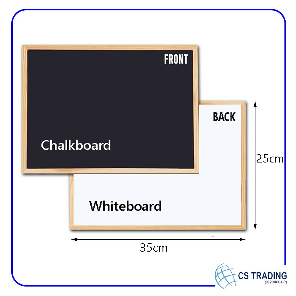 Aluminum Frame Black Board Quartet Chalkboard 2 x 3 Chalk Board ECA203B 