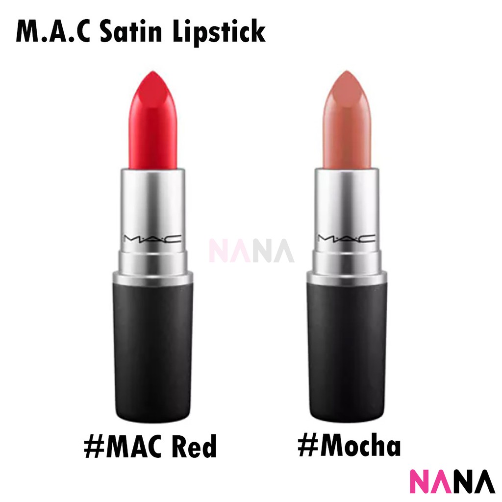 satin lipstick in mocha