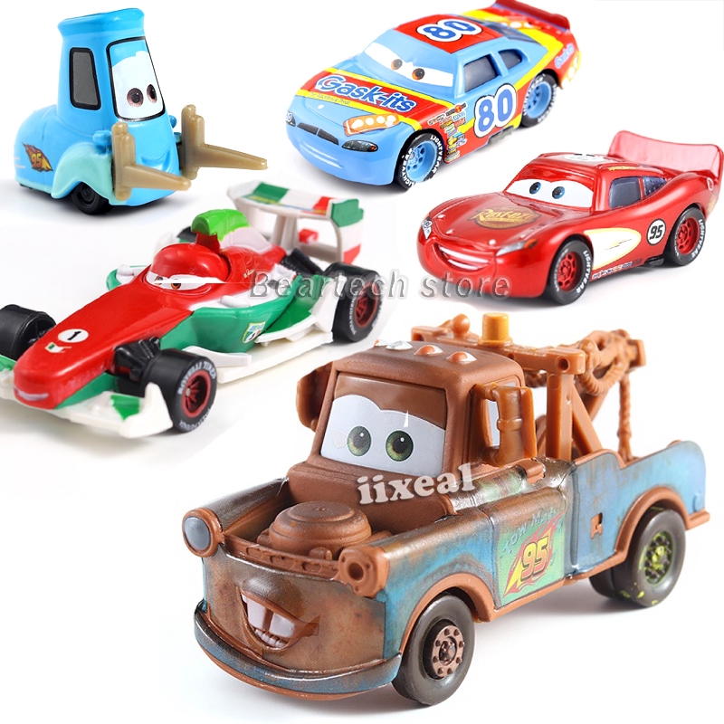 Disney Pixar Cars 2 Race Team Mater Toy Car Model Diecast 1:55 Loose 