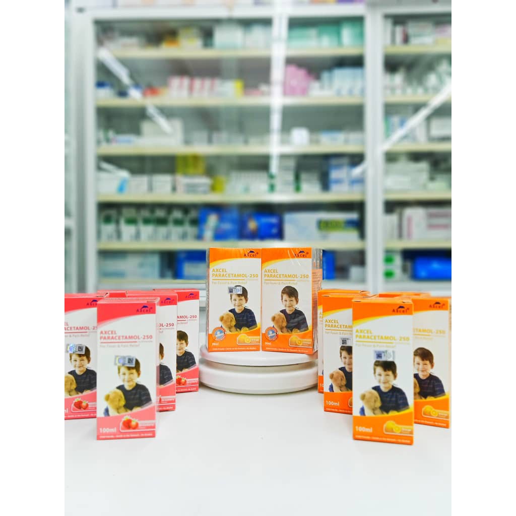 Axcel Paracetamol Suspension 250mg 100ml Shopee Singapore