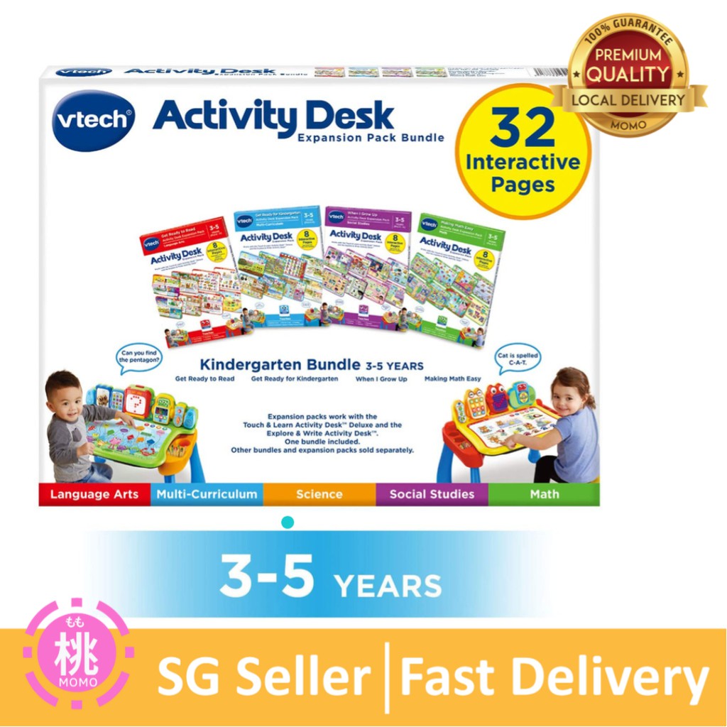 VTech Touch and Learn Activity Desk Deluxe Expansion When I Grow up 3-5 Years for sale online