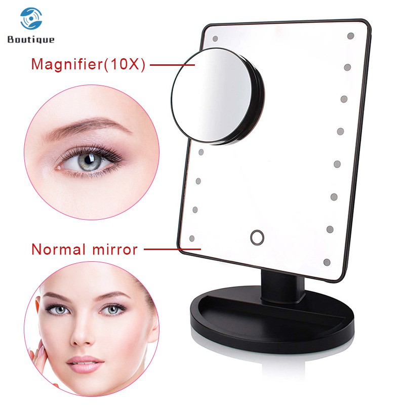 Intelligent Adjustable Illuminated 10x Makeup Mirror (just The 