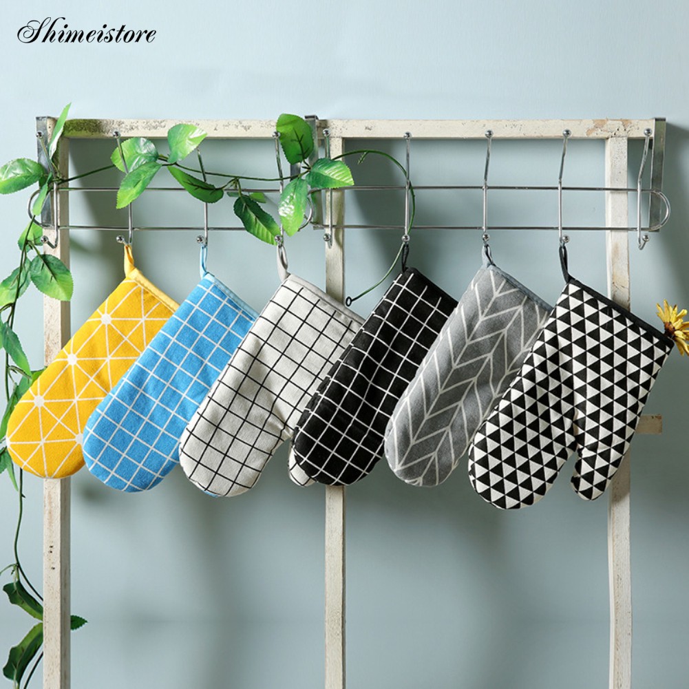 [KN3] Kitchen Heat Resistant Cotton Glove Holder Baking Cooking
