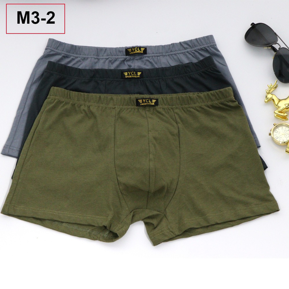 Men's Innerwear Cotton Boxers For Men Underwear Plain | Shopee Singapore