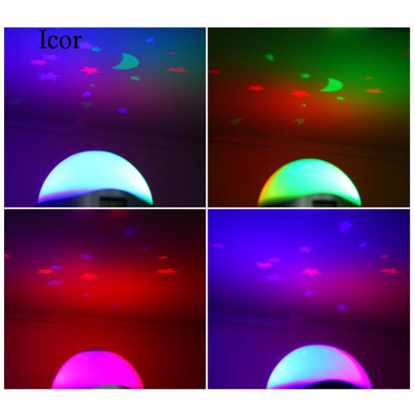 Colorful Lcd Alarm Clock Star Sky Projector Moon Stars Projection