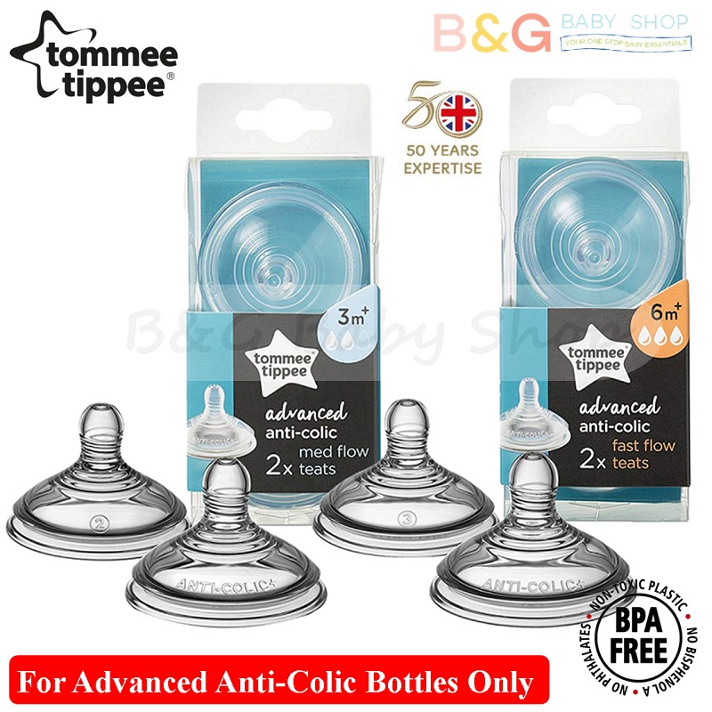 tommee tippee advanced anti colic teats
