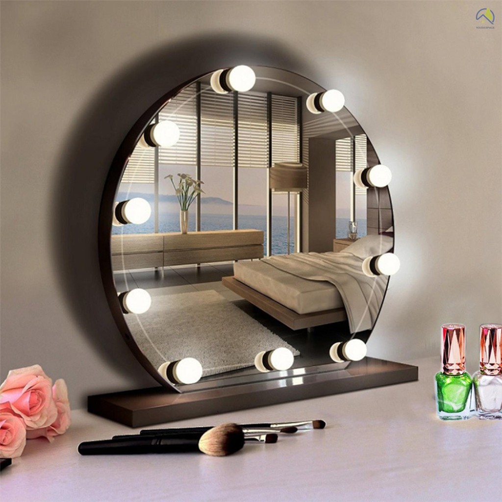 10 Led Vanity Mirror Lights Kit With, Makeup Vanity Mirror With Light