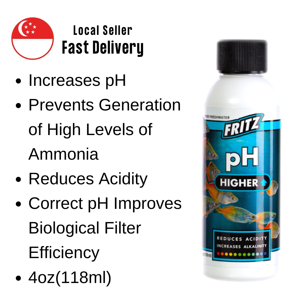 Fritz pH Higher 4oz 118ml Aquarium pH Adjustor Increase pH for Fish