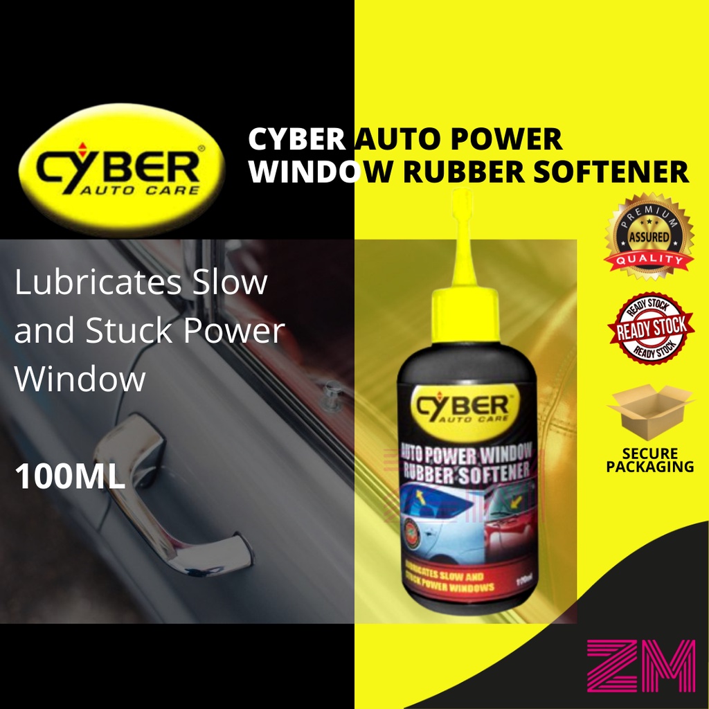 Cyber Auto Care Car Power Window Rubber Softener (100ml) Shopee Singapore
