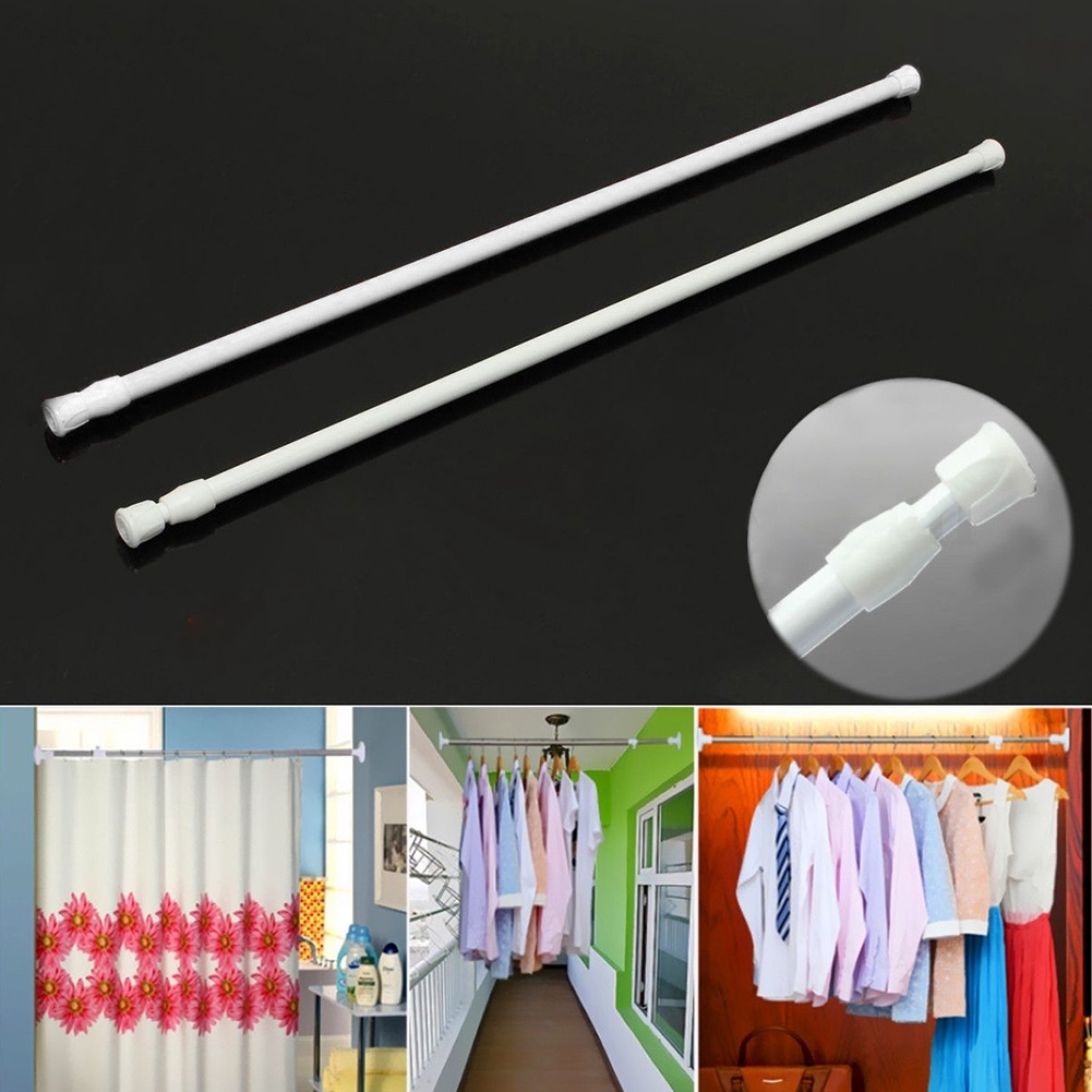 Window Shower Telescopic Pole Adjustable Tension Rod Closet