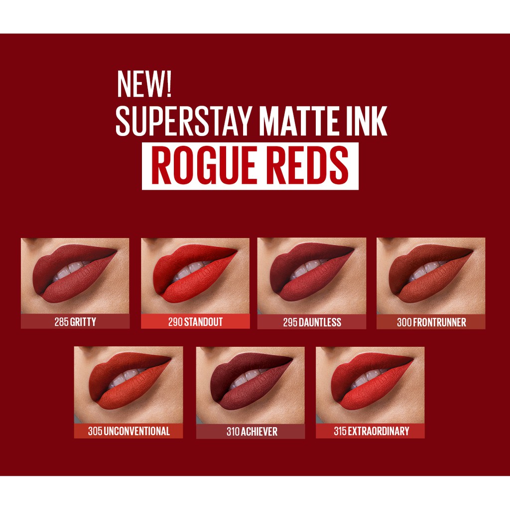 Maybelline Superstay Matte Ink Rouge Red Edition New Shade Shopee Singapore