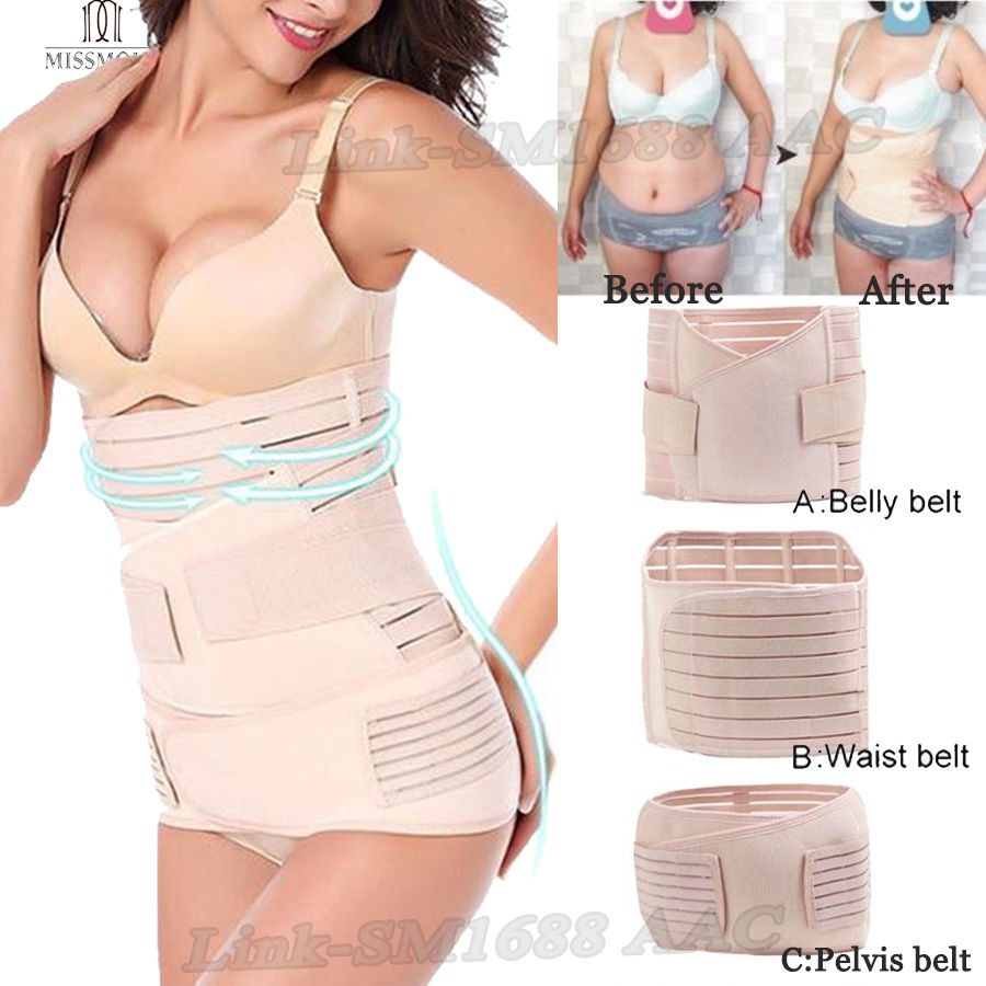 3 In 1 Post Pregnancy Postpartum Support Girdle Recovery Belly Maternity Belt Sg Shopee Singapore