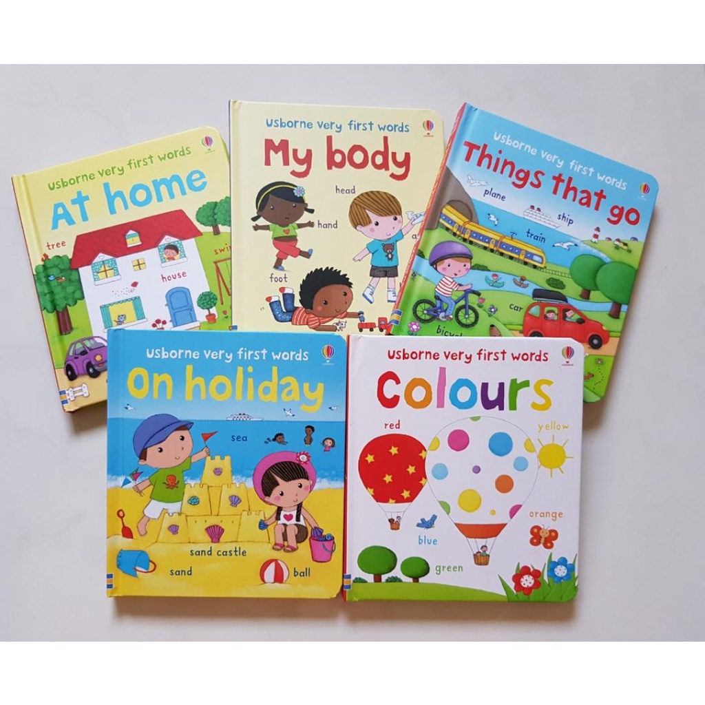 Original Usborne Usborne Very First Words Series Board Book Shopee