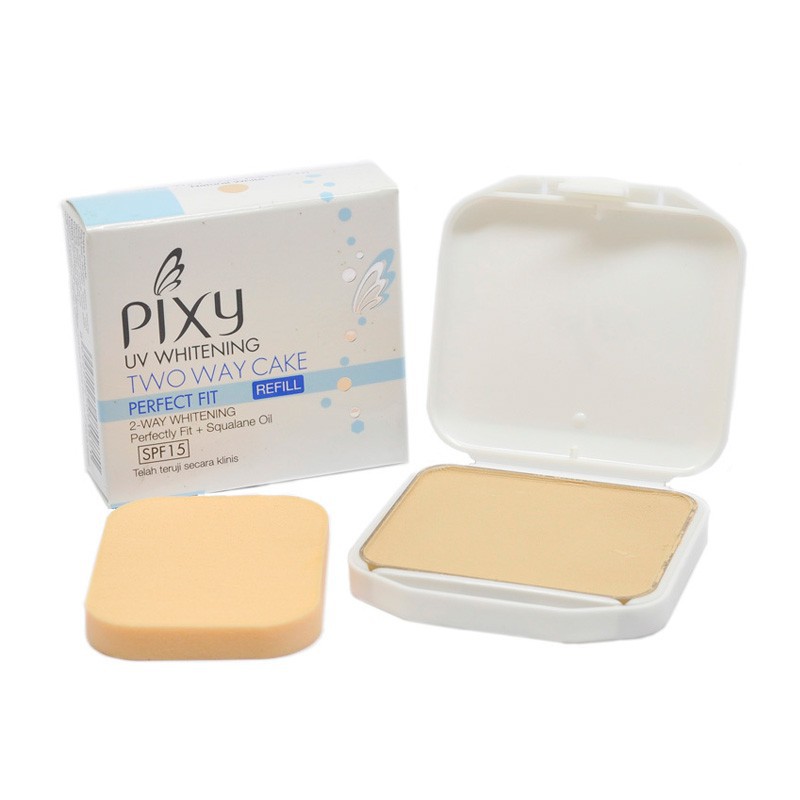 Pixy Two Way Cake Perfect Fit Refill Pixy Uv Whitening Two Way Cake Refill Original Shopee Singapore