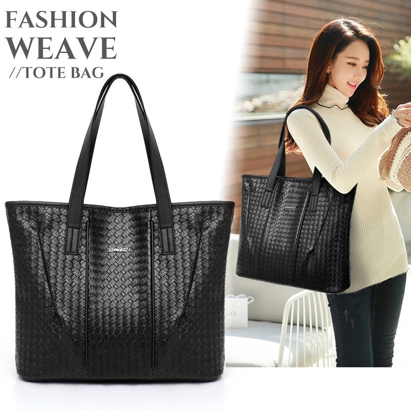 womens black tote handbag