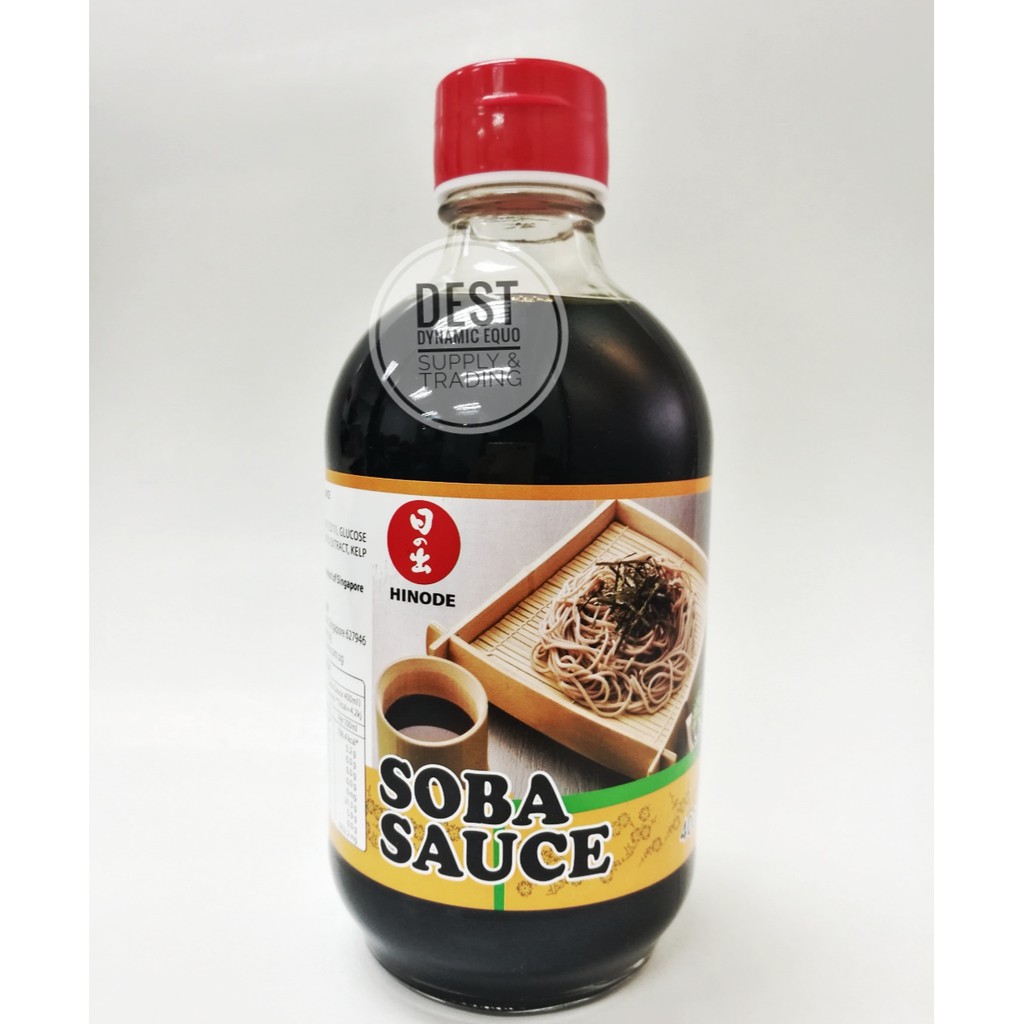 Hinode Soba Sauce Halal 400ml Japanese Noodle Soup Base Shopee Singapore
