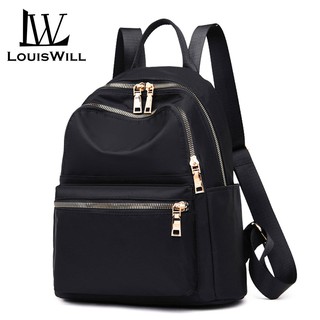 Image of LouisWill Women Fashion Backpacks Waterproof Oxford Shoulder Bags Korean Style