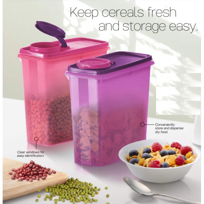 TUPPERWARE Multi Keeper / Dispenser [2IN1 SET] Dry food Container oats