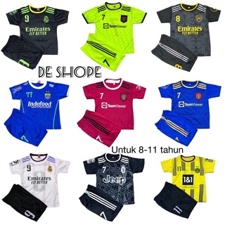 Latest Children's Soccer Suits For 7-10 Years Old Boys FUTSAL Sports Shirts