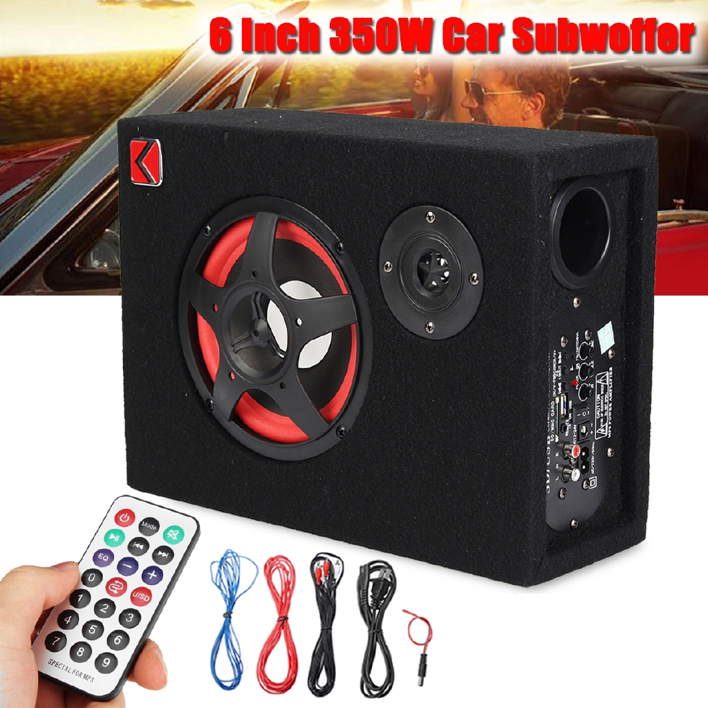 powered car subwoofers