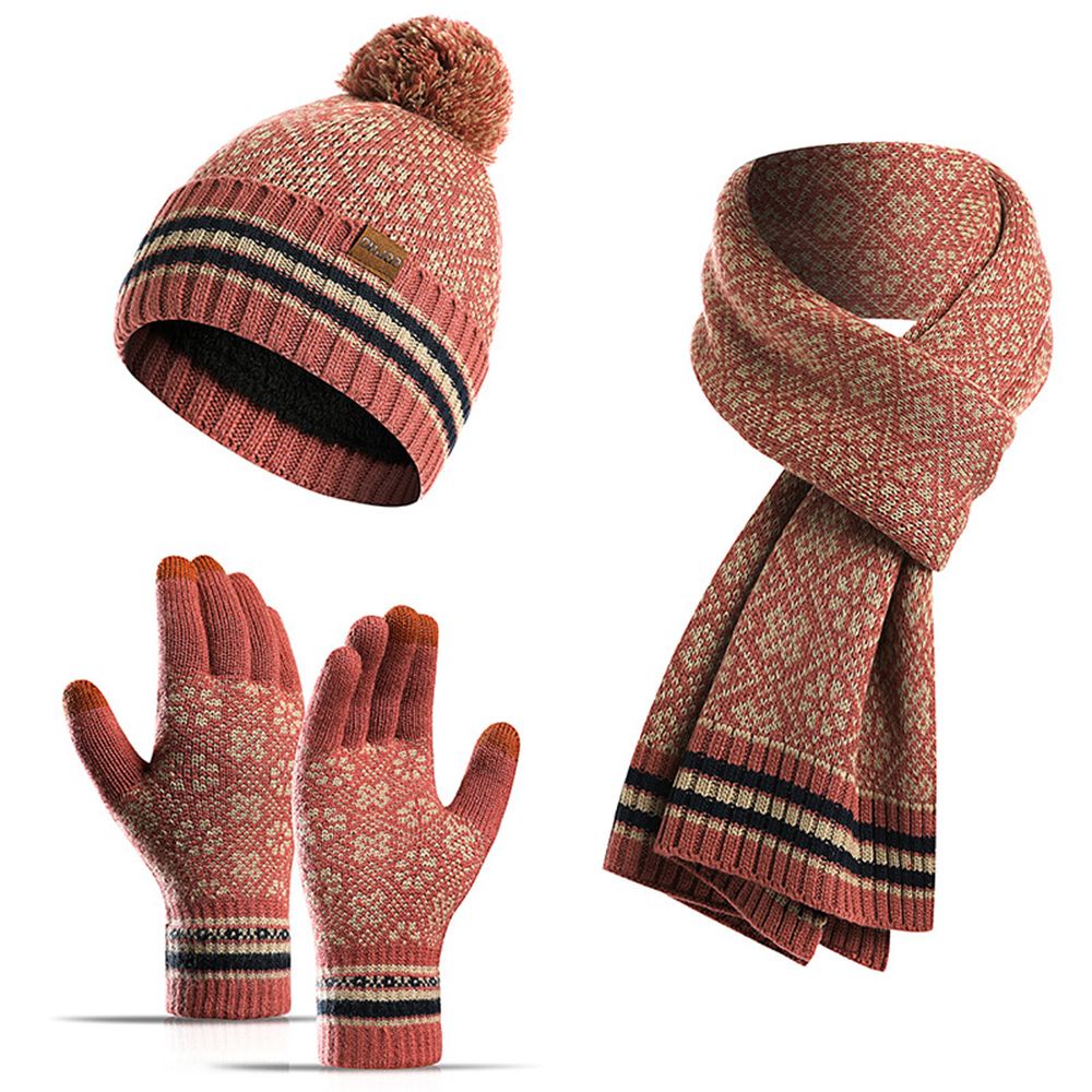 ladies scarf and gloves set