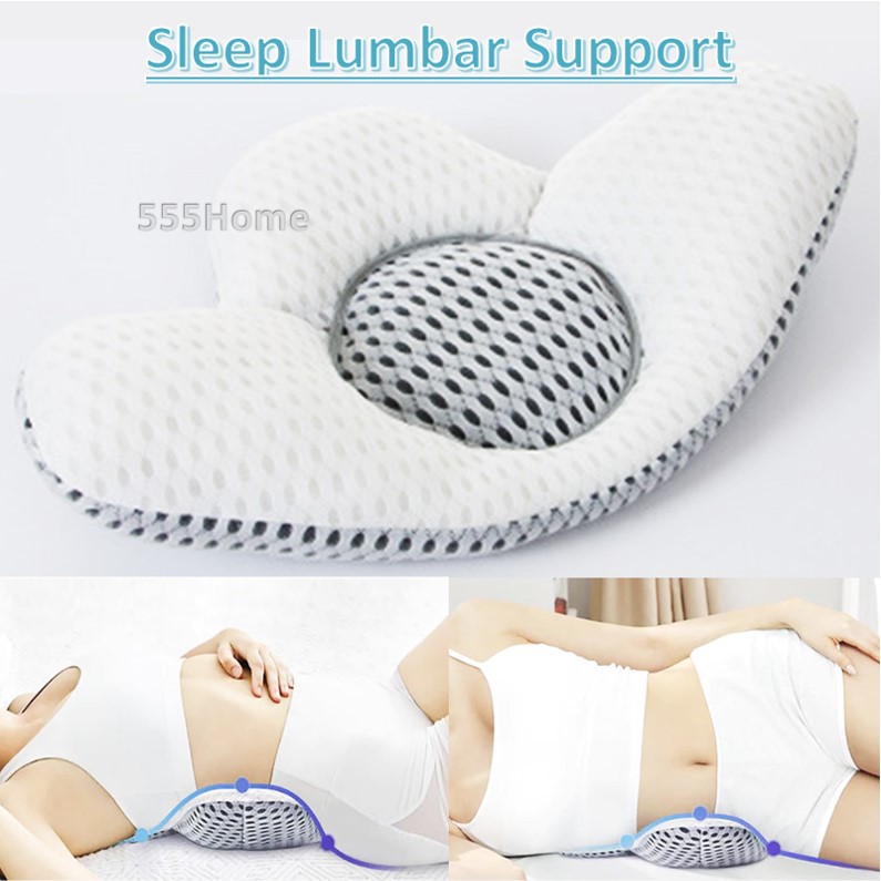 Sleep Lumbar Support Pillow / Pregnancy / Waist Back Bed Cushion Pad ...