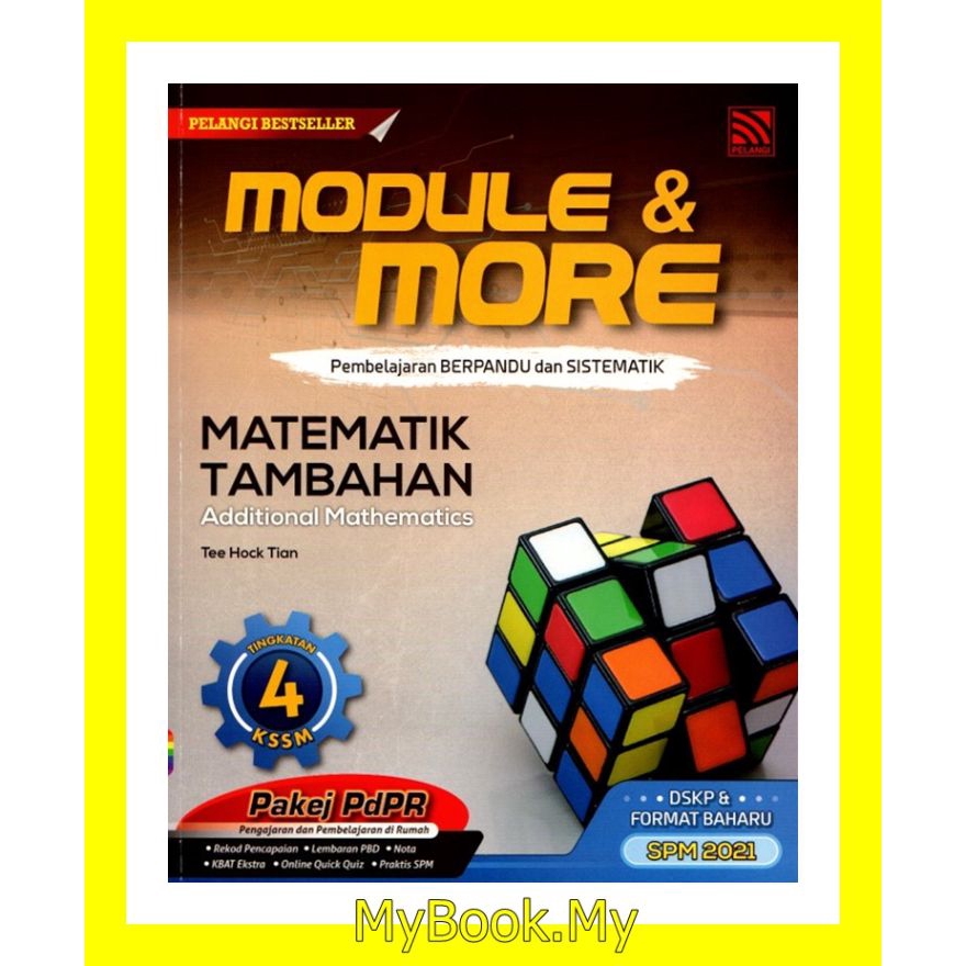 Myb Practice Book Module More Kssm Level 4 Additional Mathematics Mathematics Dwi Language Rainbow Shopee Singapore