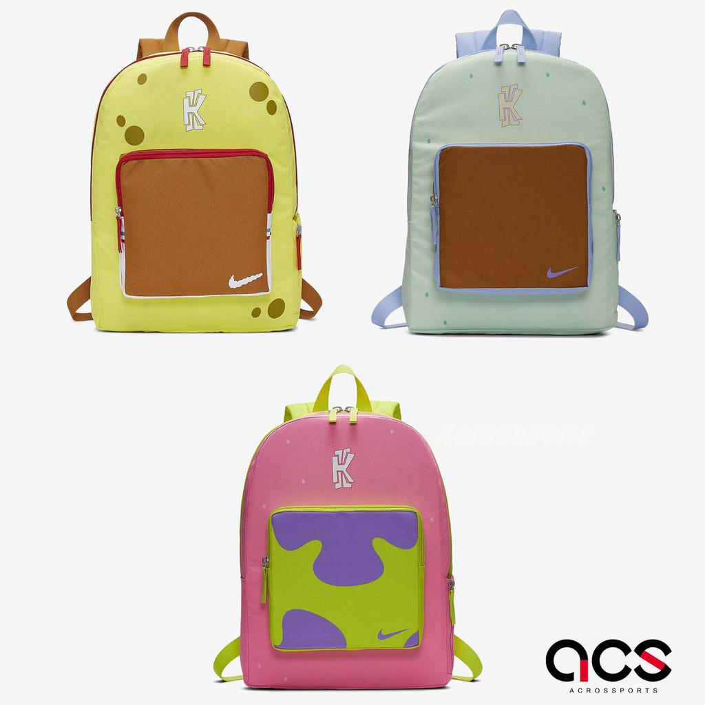nike kyrie x spongebob backpack