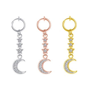 Image of thu nhỏ CACTU Body Jewelry Belly Button Ring Cartilage Fake Belly Piercing Navel Ring Heart Umbilical Fake Pircing Earring Clip Butterfly Clip #4