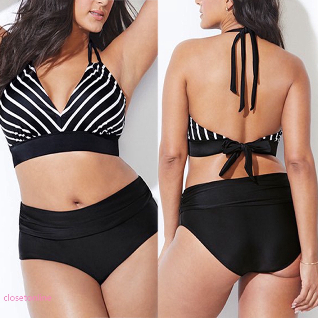 cheap high waisted bikini set