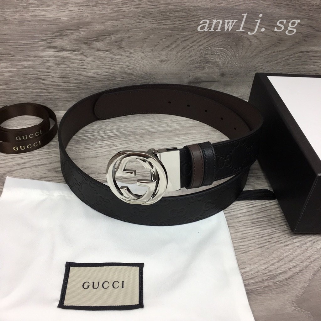 gucci double sided belt