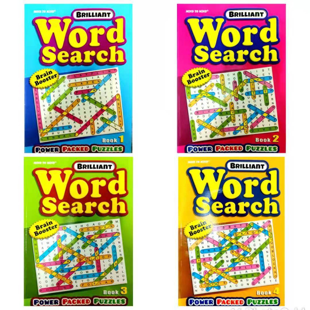 [SB] BRILLIANT WORD SEARCH 4 IN 1 Shopee Singapore