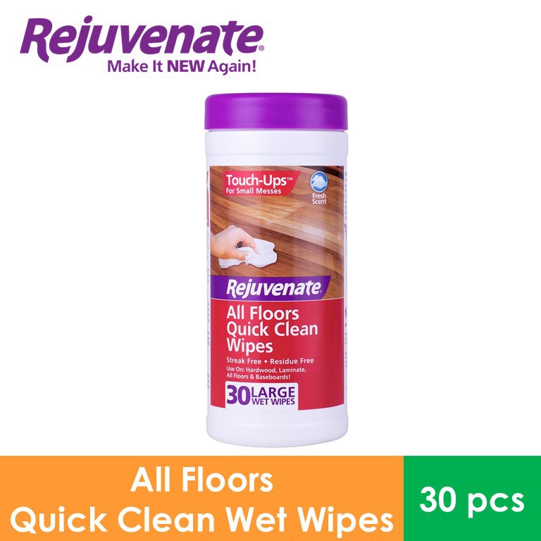 Rejuvenate Quick Clean Floor Cleaner Wipes 30 Pieces Rj Fcwipes30 Shopee Singapore
