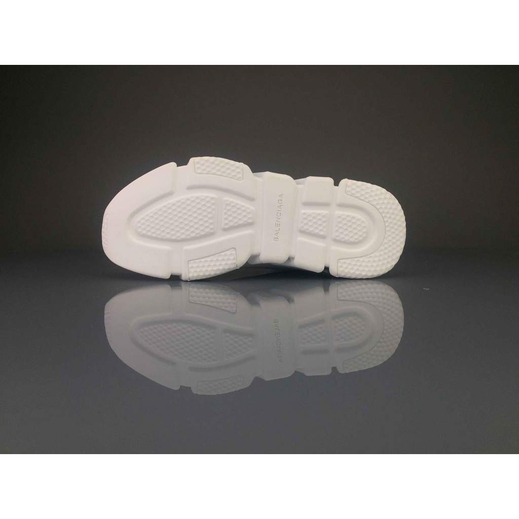 BALENCiAGA Speed neon contrast stretch knit trainers