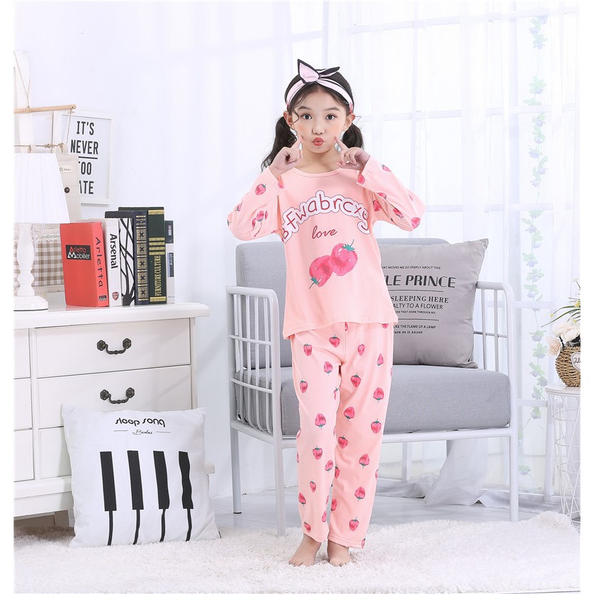 Children Pyjamas 2019 New Design Kid Pajamas Dress Young Girl Sleepwear ...
