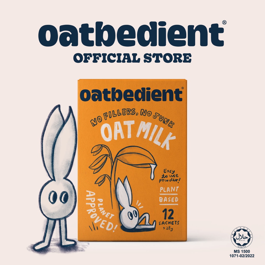 Oatbedient Oat Milk (12 x 28g) Shopee Singapore