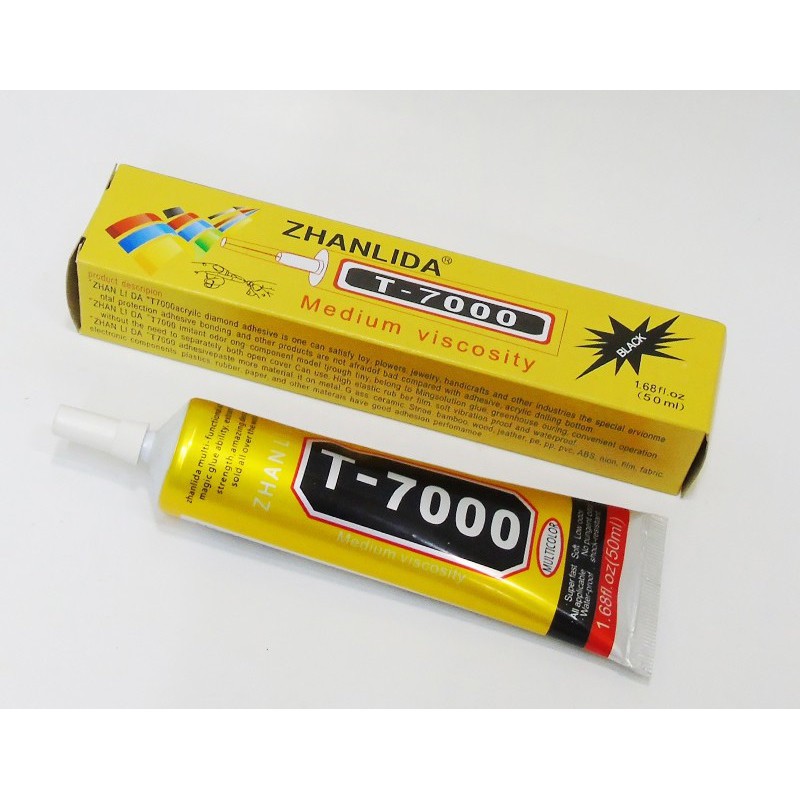 Black Glue Screen Zhanlida T7000 50ml Shopee Singapore