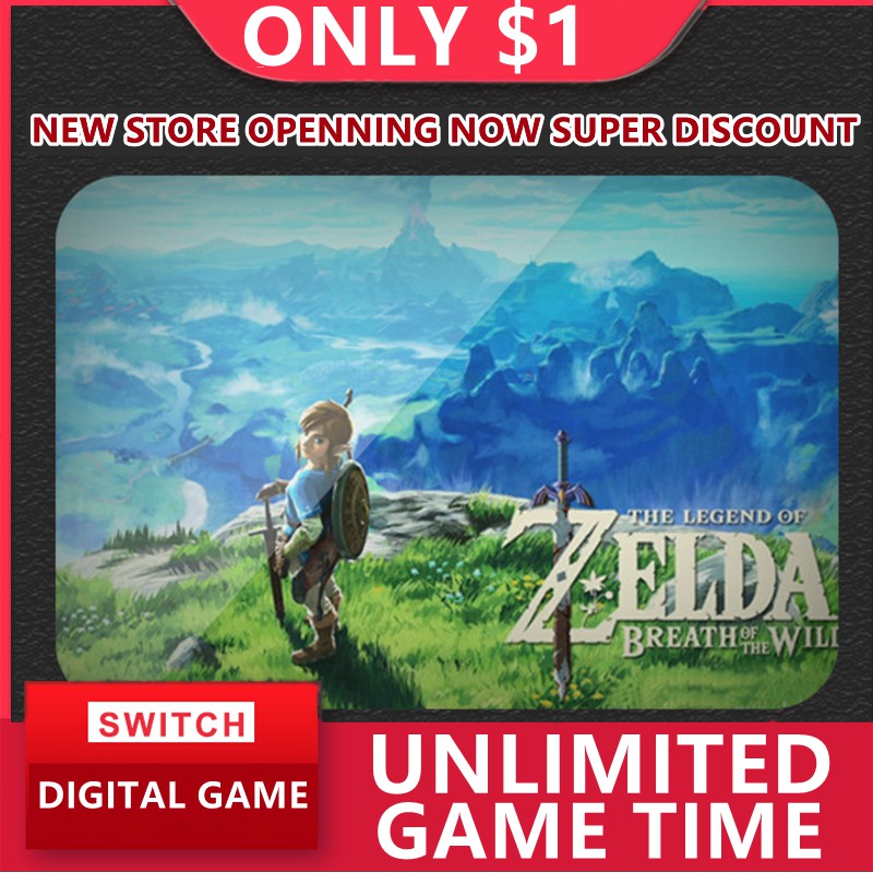 zelda breath of the wild switch digital download