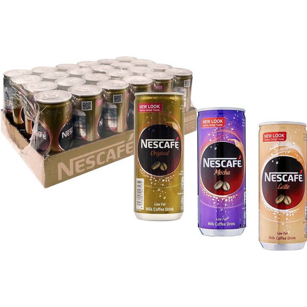 Nescafe Original/Mocha/Latte Can 240ml*24 [Min 20 Free Shipping(12