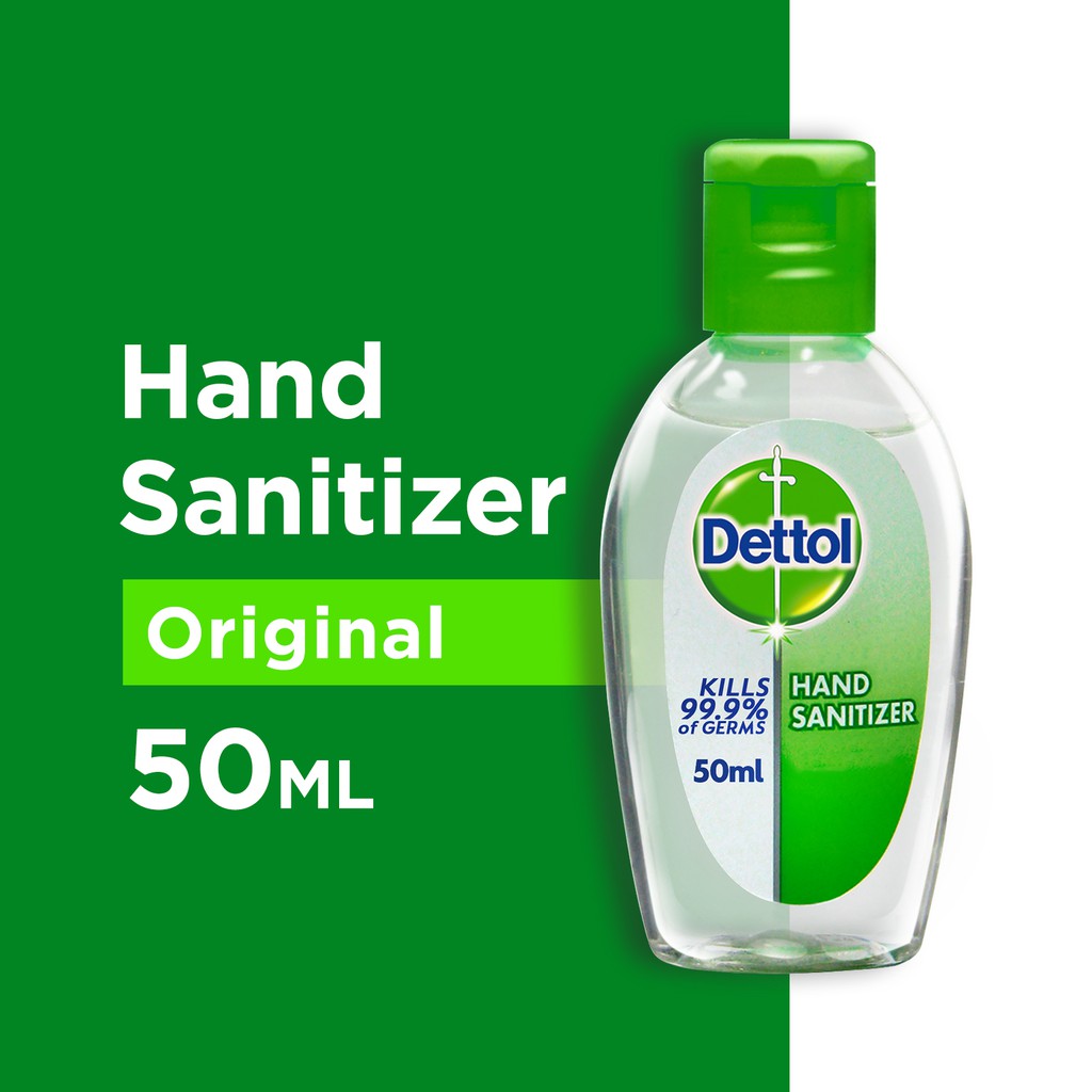 Dettol Antibacterial Hand Sanitizer 50ml Original / Soothe / Refresh