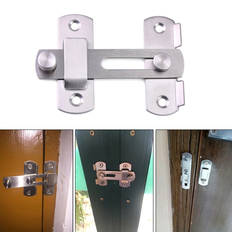 Dolove Hasp Latch Lock Sliding Door, How Do You Lock A Sliding Door