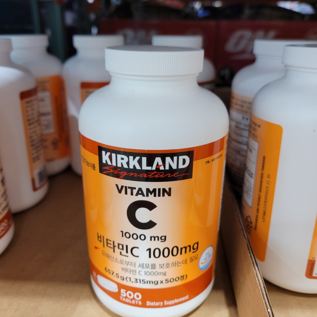 Kirkland Signature Vitamin C 1315mg X 500 Korea Costco Shopee Singapore